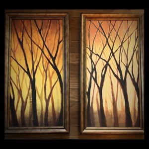 TWO DECORATIVE PAINTINGS FOR YOUR HOME